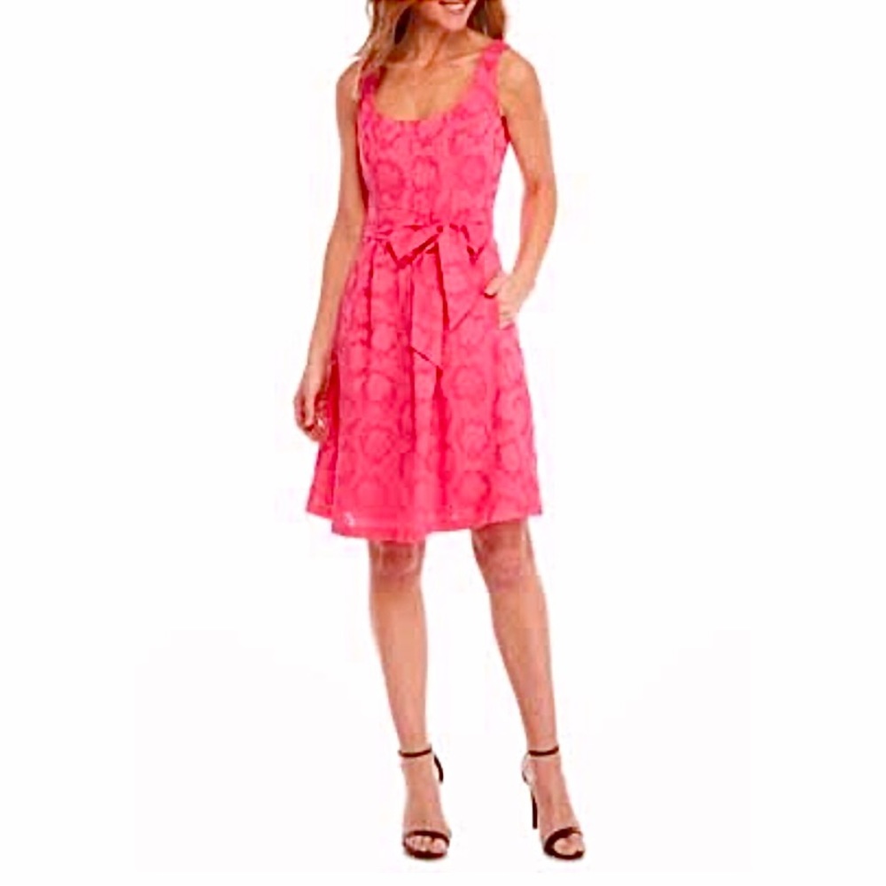Nine West pink floral dress
